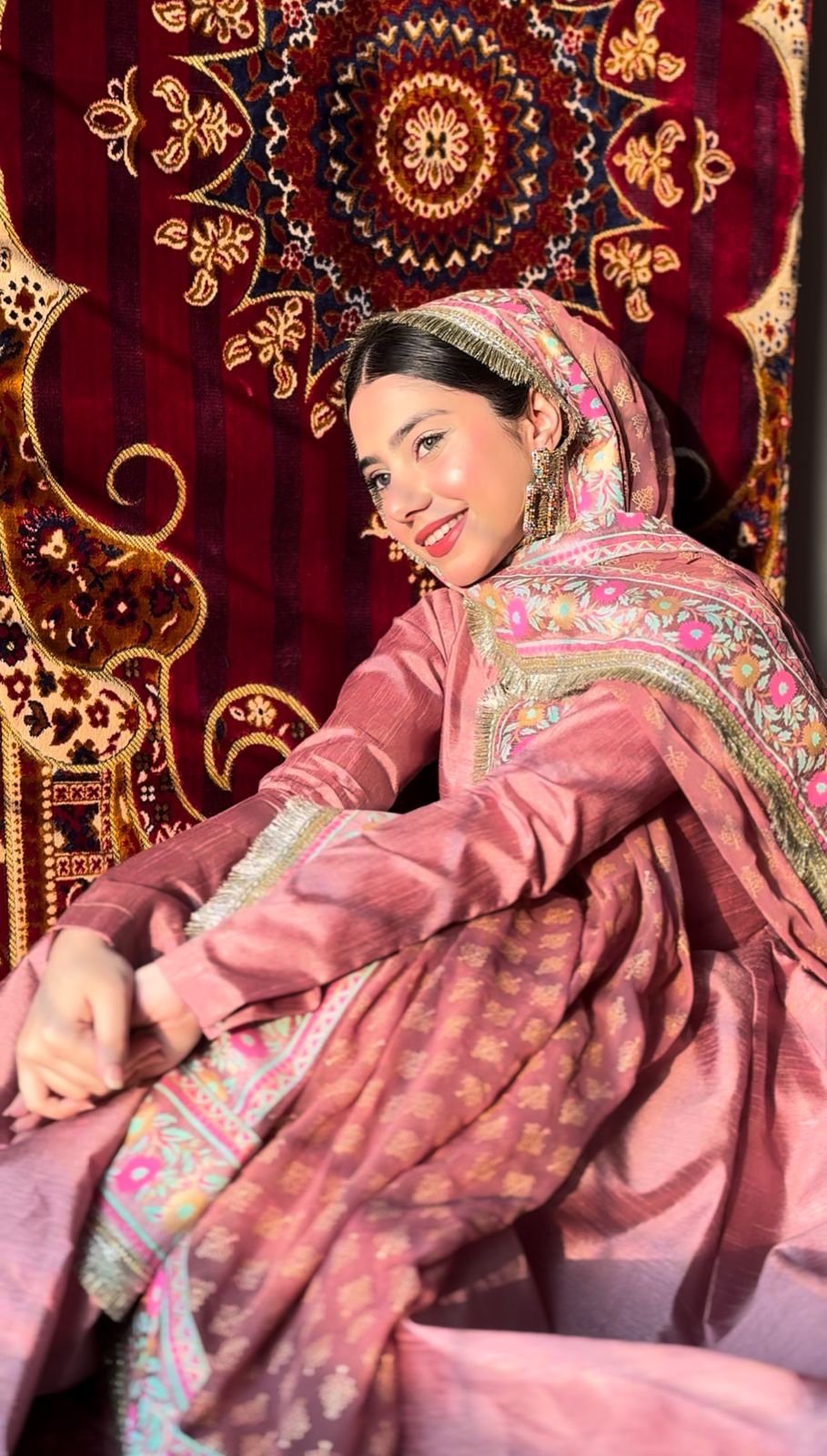 Pink Rawsilk